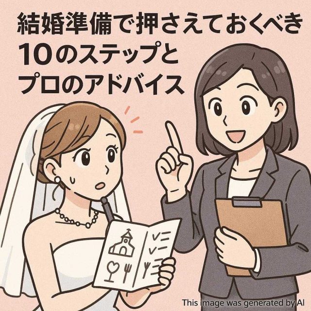 結婚準備で押さえておくべき10のステップとプロのアドバイス