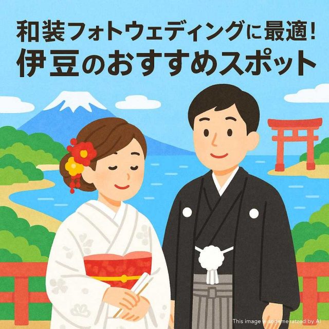 和装フォトウェディングに最適！伊豆のおすすめスポット