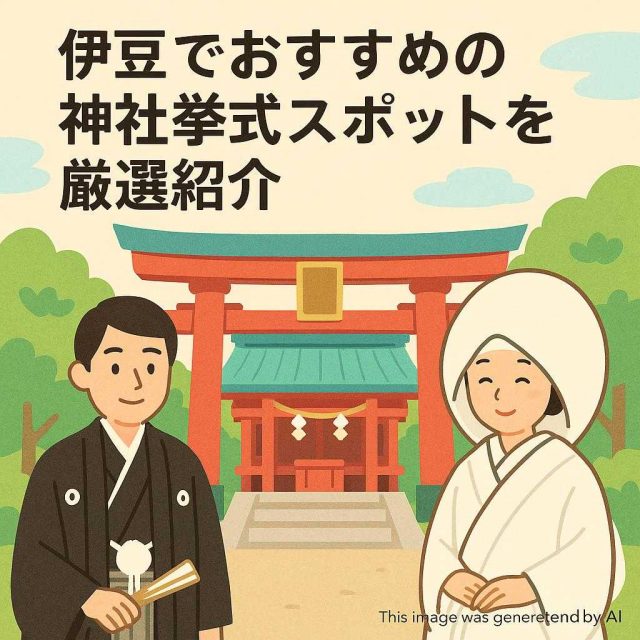 伊豆でおすすめの神社挙式スポットを厳選紹介