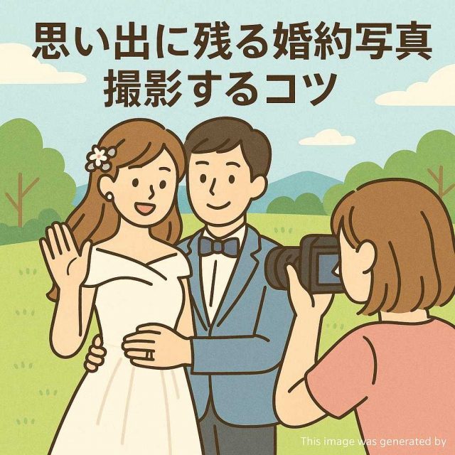 思い出に残る婚約写真を撮影するコツ