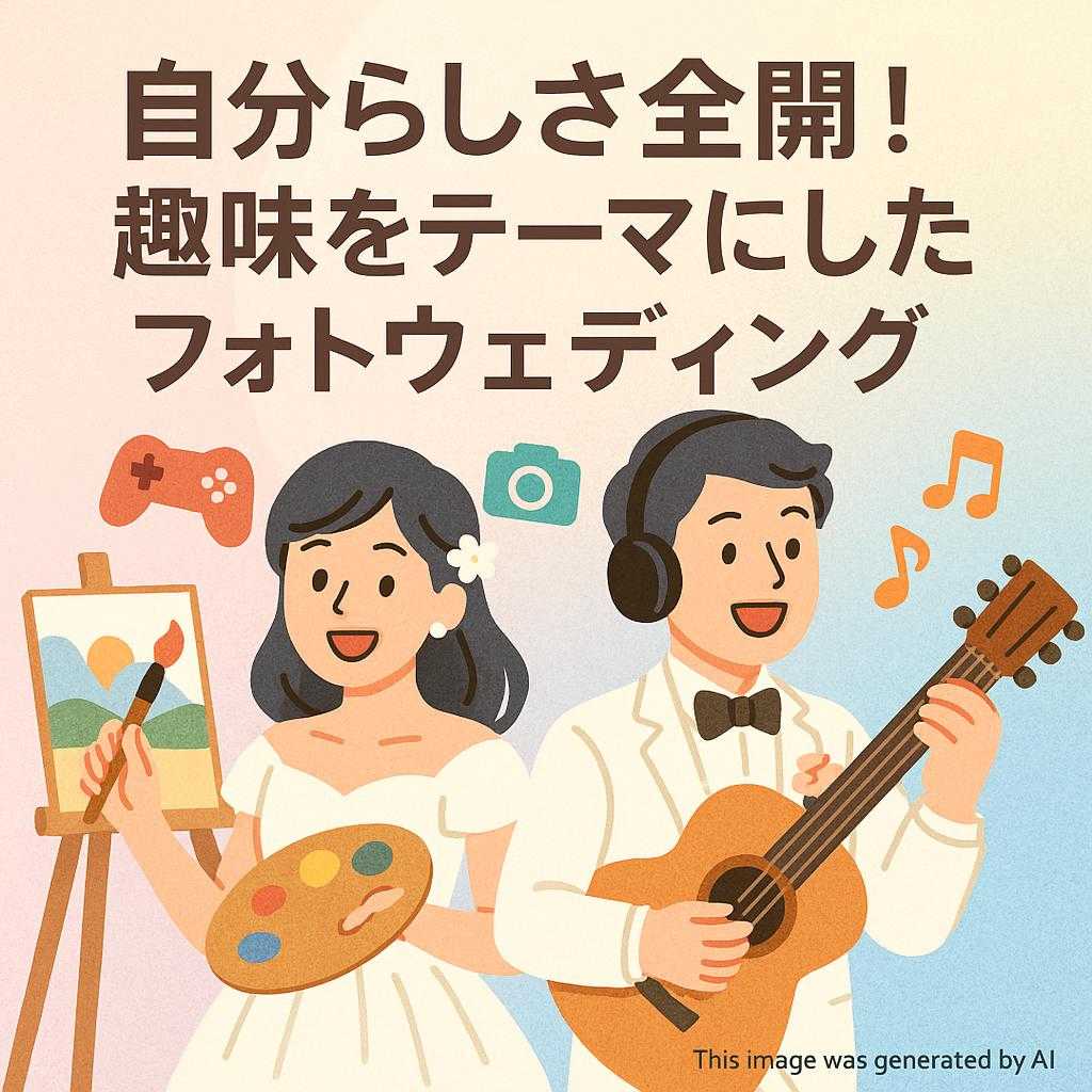 自分らしさ全開！趣味をテーマにしたフォトウェディング