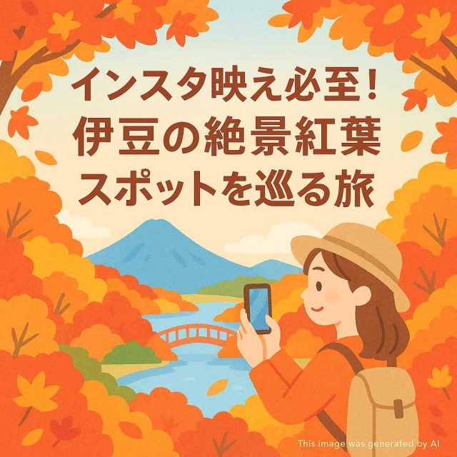 インスタ映え必至！伊豆の絶景紅葉スポットを巡る旅
