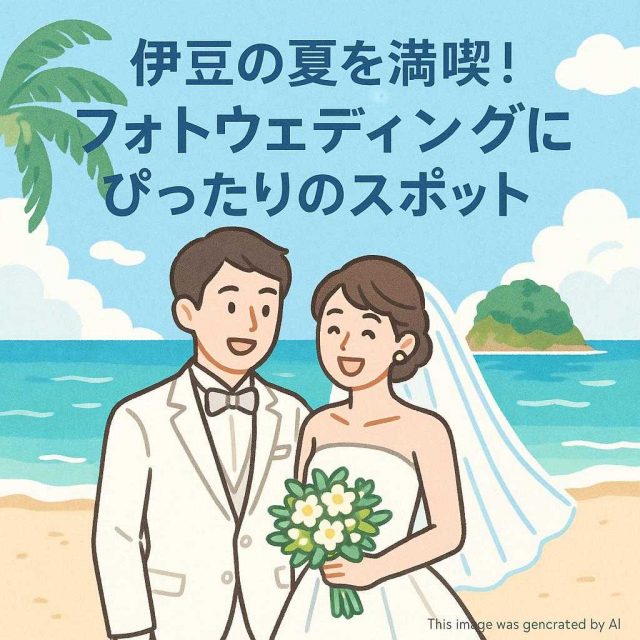 伊豆の夏を満喫！フォトウェディングにぴったりのスポット