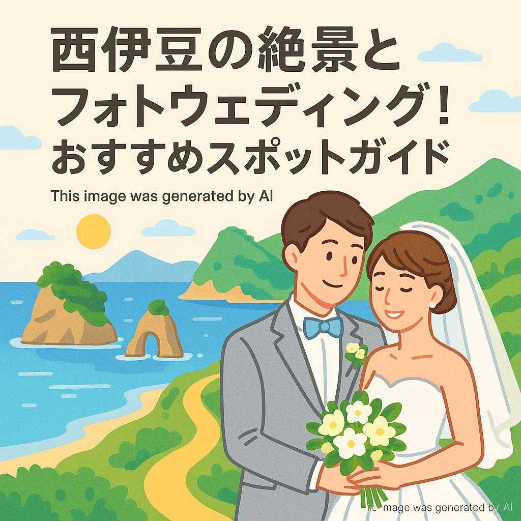 西伊豆の絶景とフォトウェディング!おすすめスポットガイド