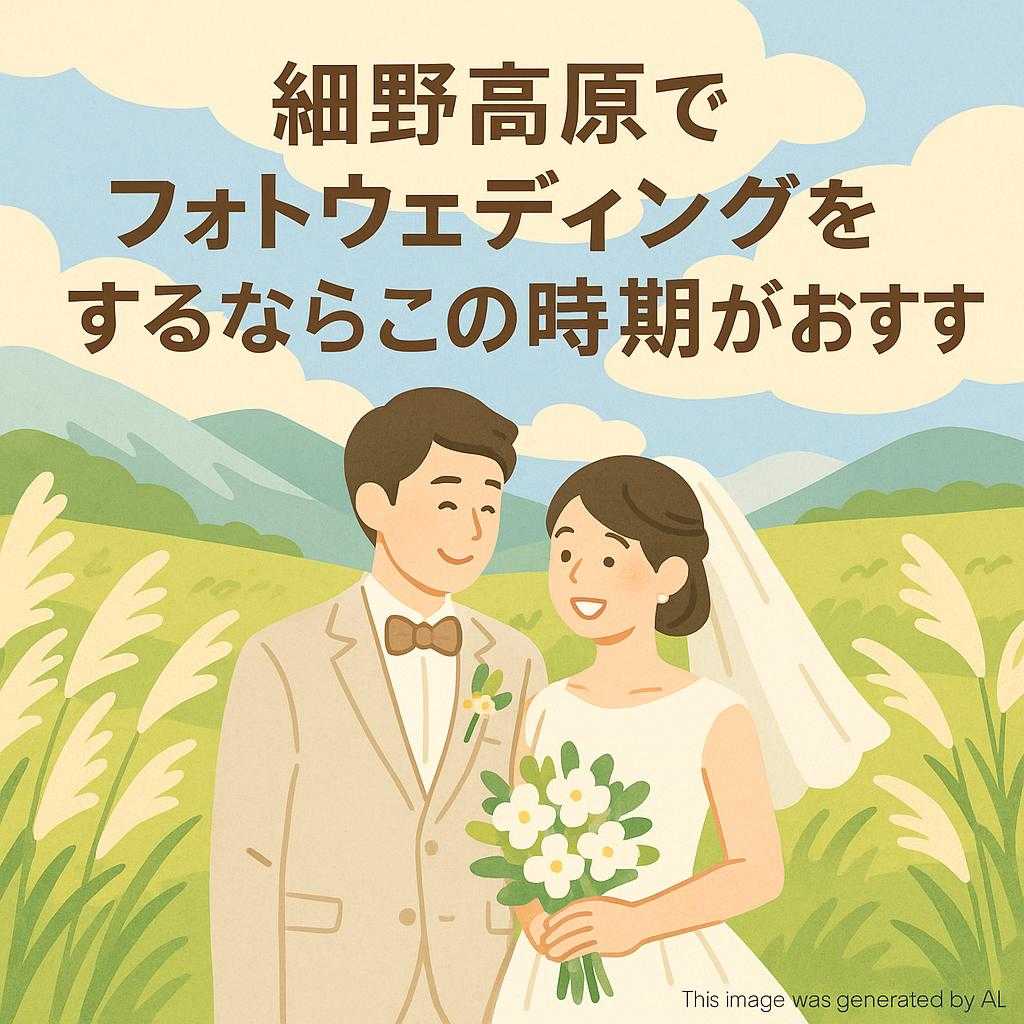細野高原でフォトウェディングをするならこの時期がおすすめ