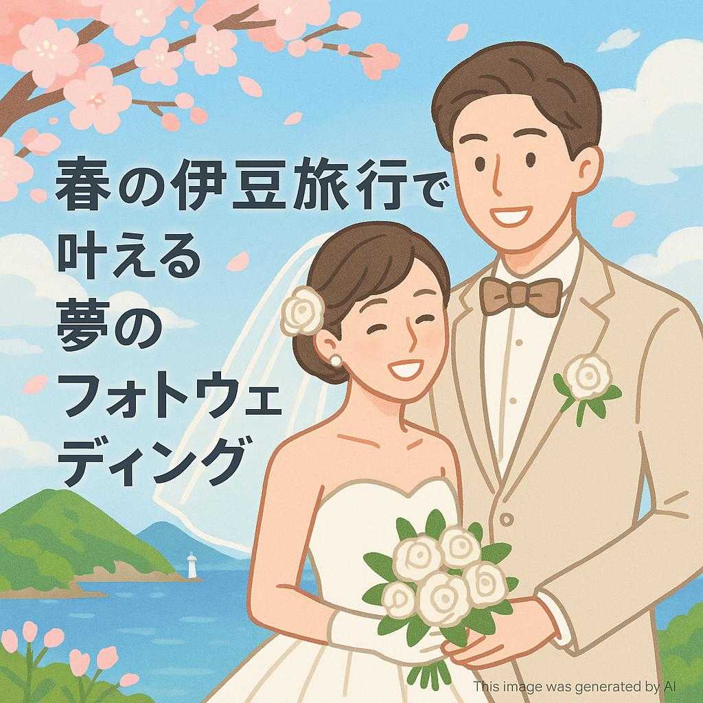 春の伊豆旅行で叶える夢のフォトウェディング