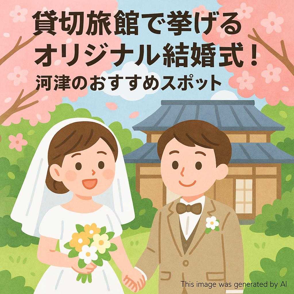貸切旅館で挙げるオリジナル結婚式!河津のおすすめスポット